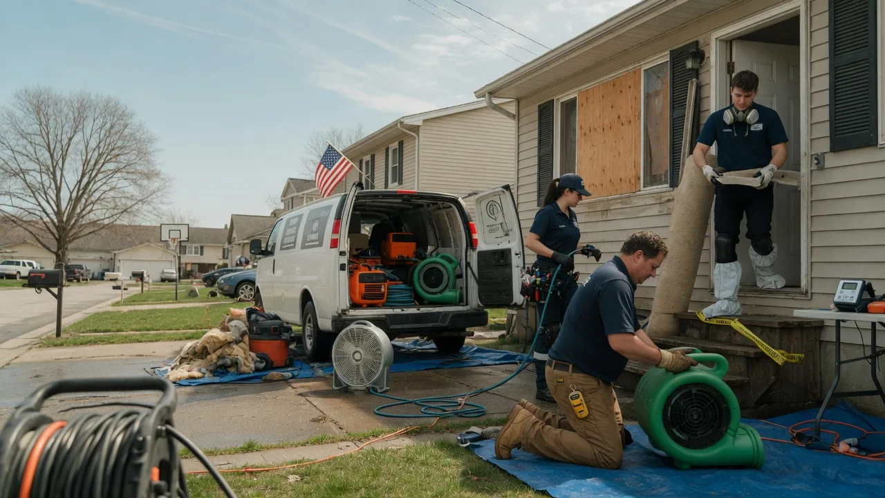 Water Damage Restoration in Logan, KS near me